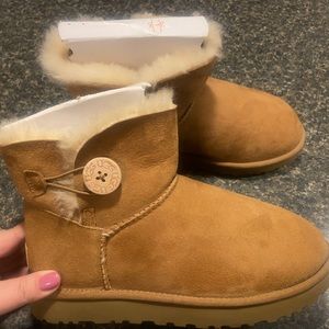 UGG Mini Bailey Button Boots- NEW!